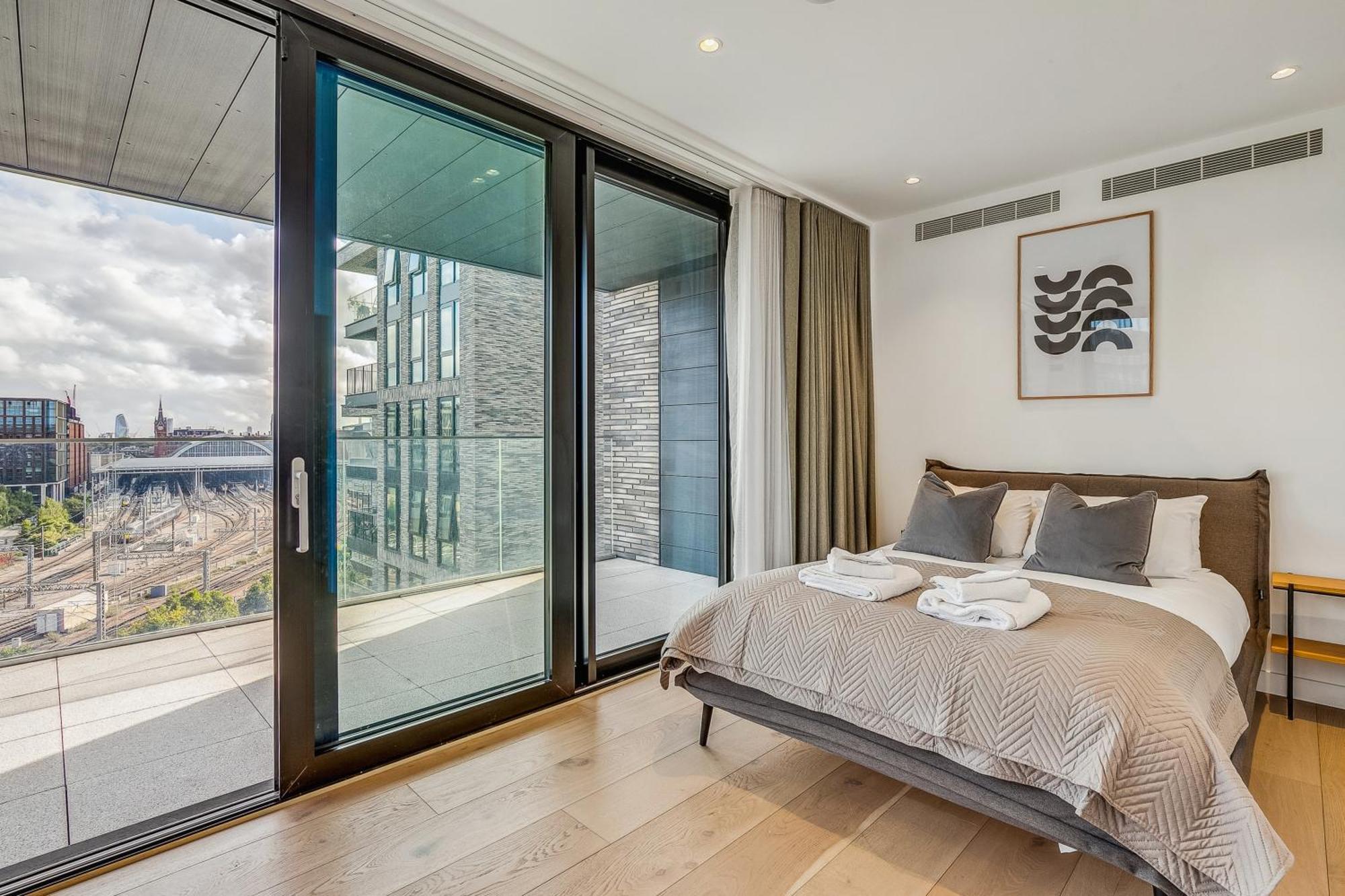 Modern King'S Cross Apartments London Phòng bức ảnh